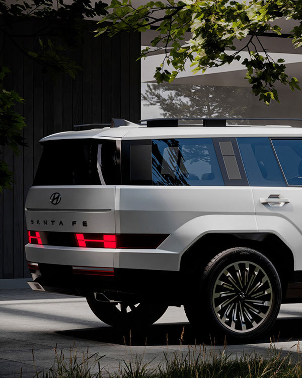 Hyundai Santa Fe 2025 CGI — product visualization, image 4